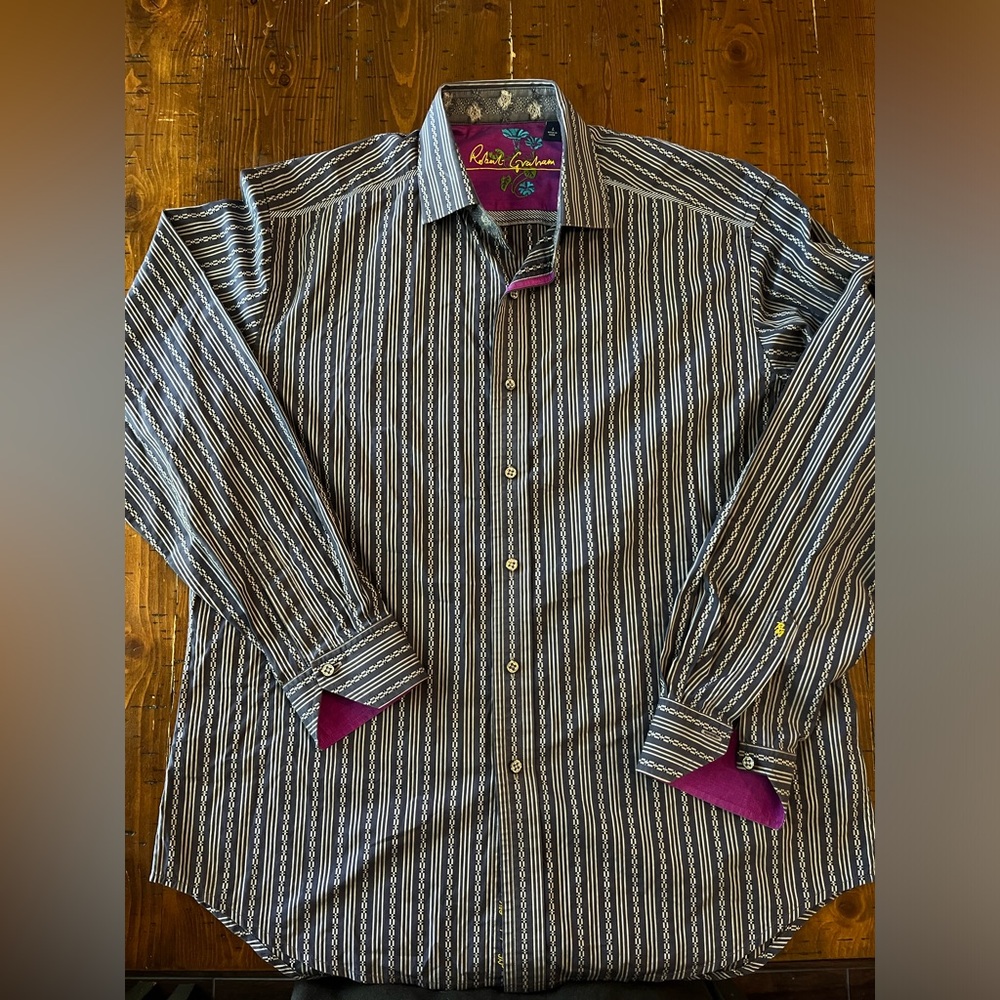 🔥 Robert Graham Large Mens Dress shirt 🔥🔥